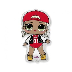 Foliowe Balony kolorowe w kształcie MC Swag. 24" - 61 cm / 1 szt.(pakowany)