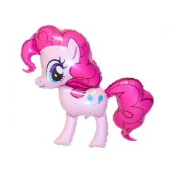 Foliowy balon różowy w kształcie "kucyka Pinkie Pie" 14" - 35 cm. 1 szt.