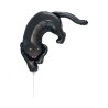 Foliowy balon czarny w kształcie "pantery" 14" - 35 cm. 1 szt.