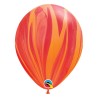 Foliowy balon czerwony, 11"- 28 cm / 25 szt.