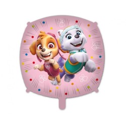 Foliowe Balony kolorowe z nadr. Paw Patrol - Skye And Everest. 18" - 46 cm / 1 szt.