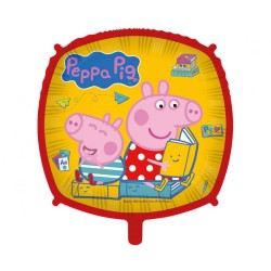 Foliowe Balony kolorowe z nadr. Peppa Pig. 18" - 46 cm / 1 szt.