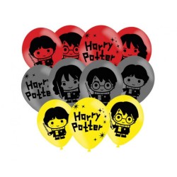 Lateksowe kolorowe Balony lateksowe 11" Harry Potter, 6 szt.