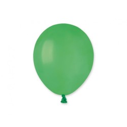 Lateksowe zielone Balony A50 - klasyczne, 5" - 13 cm. 100 szt.