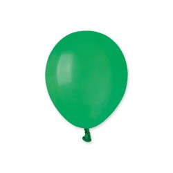 Lateksowe zielone Balony A50 - klasyczne, 5" - 13 cm. 100 szt.