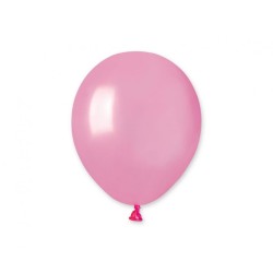 Lateksowe różowe balony metalic AM50 5" - 13 cm. 100 szt.