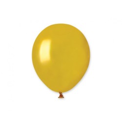 Lateksowe złote balony metalic AM50 5" - 13 cm. 100 szt.