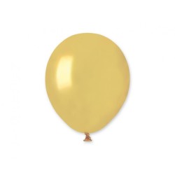 Lateksowe złote balony metalic AM50 5" - 13 cm. 100 szt.