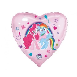 Foliowe Balony kolorowe z nadrukiem "My little Pony". 18"- 46 cm / 1 szt. (pakowany)
