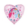 Foliowe Balony kolorowe z nadrukiem "My little Pony". 18"- 46 cm / 1 szt. (pakowany)