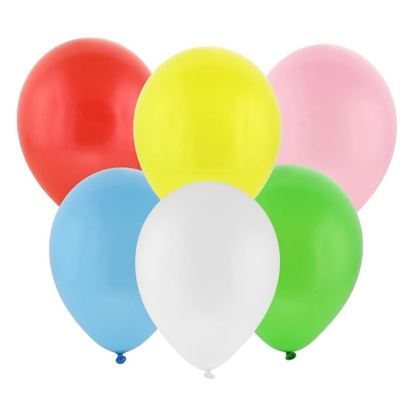 Lateksowe klasyczne Balony 9" pastelowe / 50 szt.