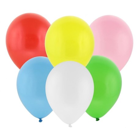 Lateksowe klasyczne Balony 9" pastelowe / 50 szt.