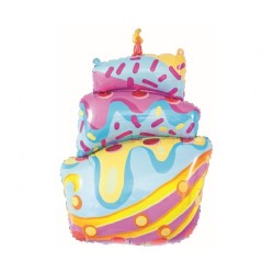 Kolorowy Balon foliowy Tort...