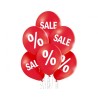 Lateksowe Balony D11 "Sale - Wyprzedaż"  30 cm., 6 szt.