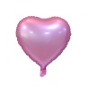 Balon foliowy różowy w kształcie serca, 18"- 46 cm /1szt