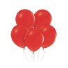 Lateksowe czerwone balony pastelowe 12" - 30 cm. 10 szt.