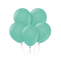 Lateksowe zielone balony pastelowe 12" - 30 cm. 10 szt.