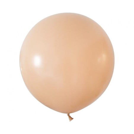 Lateksowe okrągłe Balony Beauty&Charm, pastelowe, cieliste 24"/ 2 szt.