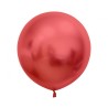 Lateksowe okrągłe Balony Beauty&Charm, platynowe j. czerwone 24"/ 2 szt.