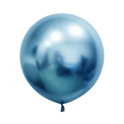 Lateksowe okrągłe Balony Beauty&Charm, platynowe j. niebieskie 24"/ 2 szt.