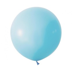 Lateksowe niebieskie balony kuliste, 24” - 61 cm. 2 szt.