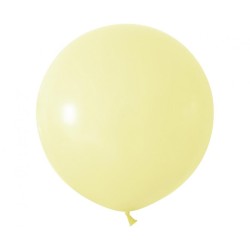 Lateksowe okrągłe Balony Beauty&Charm, makaronowe, waniliowe 24"/ 2 szt.