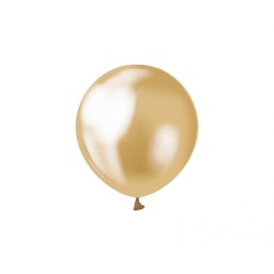 Lateksowe okrągłe Balony Beauty&Charm, platynowe j. złote 5"/ 20 szt.