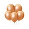Lateksowe klasyczne Balony Beauty&Charm, platynowe miedziane 12"/ 7 szt.