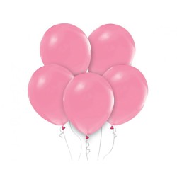 Lateksowe klasyczne Balony Beauty&Charm, pastelowe, różowe 18" / 5 szt.