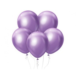 Lateksowe klasyczn Balony Beauty&Charm, platynowe j. fioletowe 12"/ 50 szt.