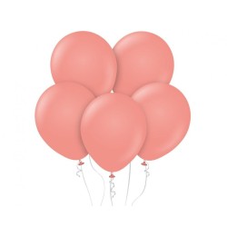 Lateksowe klasyczne Balony Beauty&Charm, pastelowe koralowe 12"/ 50 szt.