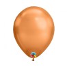 Lateksowe klasycznye Balony QL 11" chrom miedziany / 25 szt.