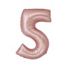 Balon foliowy różowa "cyfra 5", 30"- 76 cm /1szt