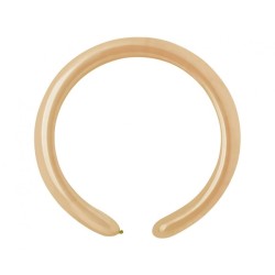 Lateksowe cieliste balony rurki, 1" - 2,5 cm. 100 szt.