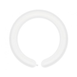 Lateksowe przezroczyste balony rurki, 1" - 2,5 cm. 100 szt.