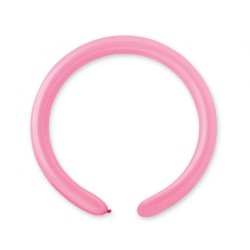 Lateksowe różowe balony rurki, 1" - 2,5 cm. 100 szt.