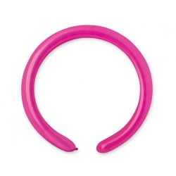 Lateksowe różowe balony rurki, 1" - 2,5 cm. 100 szt.