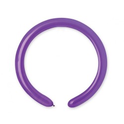 Lateksowe fioletowe balony rurki, 1" - 2,5 cm. 100 szt.