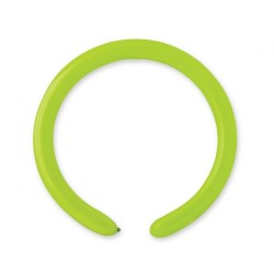 Lateksowe zielone balony rurki, 1" - 2,5 cm. 100 szt.