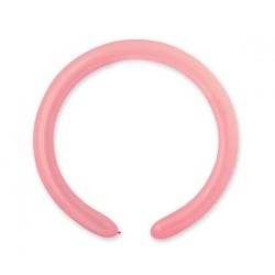 Lateksowe różowe balony rurki, 1" - 2,5 cm. 100 szt.