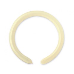 Lateksowe beżowy balony rurki, 1" - 2,5 cm. 100 szt.