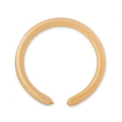 Lateksowe cieliste balony rurki, 1" - 2,5 cm. 100 szt.