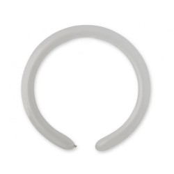 Lateksowe szare balony rurki, 1" - 2,5 cm. 100 szt.