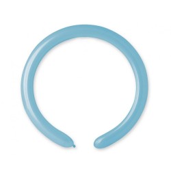 Lateksowe niebieskie balony rurki, 1" - 2,5 cm. 100 szt.