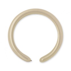 Lateksowe beżowe balony rurki, 1" - 2,5 cm. 100 szt.