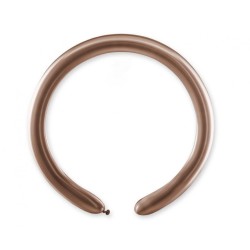 Lateksowe Balony do modelowania DB4 - Rurki włoskie shiny różowo-złote/ 100 szt.