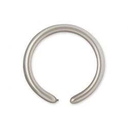 Lateksowe Balony do modelowania DM4 - Rurki włoskie srebrne / 100 szt.