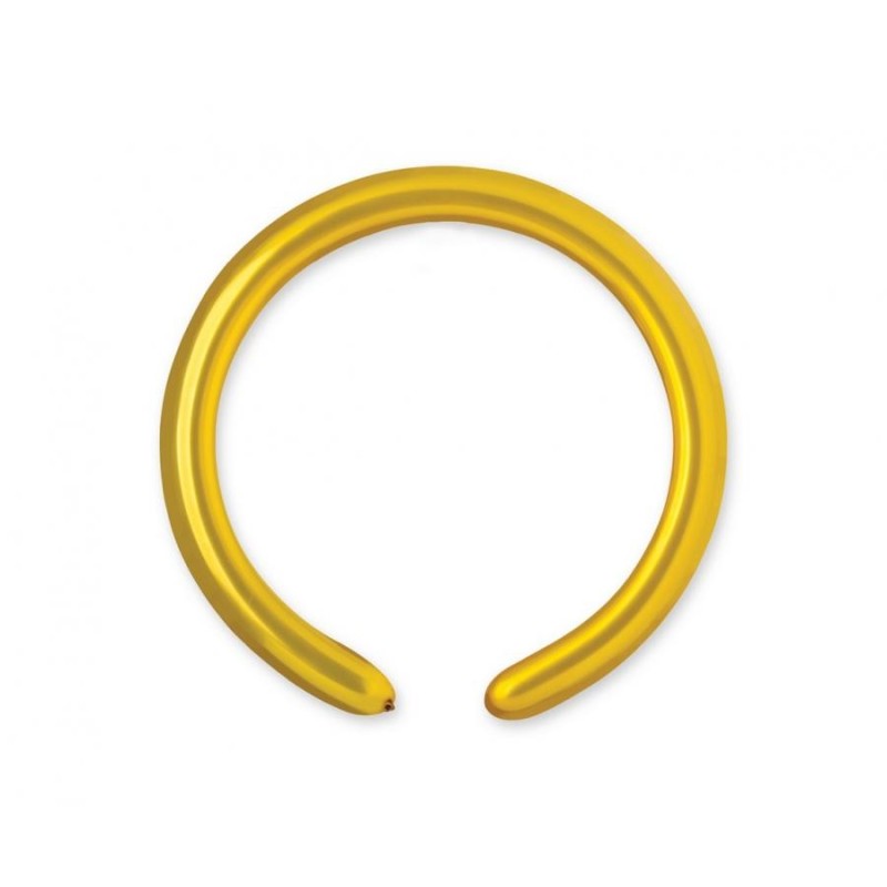 Lateksowe Balony do modelowania DM4 - Rurki włoskie złote/ 100 szt.