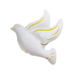 Kolorowy Balon foliowy Gołąbek, 92x84 cm 1 szt.