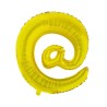 Balon foliowy złoty "Litera @", 35"- 89 cm /1szt